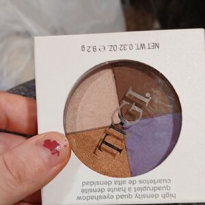 TIGI Quad Eyeshadow Palette - Gold and Purple